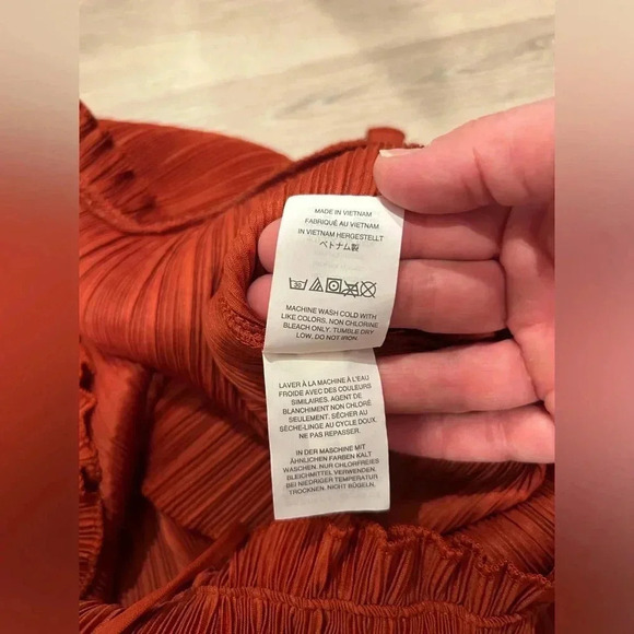 MADEWELL Nicole Ruffle Pleated Tank / Size Small / - Picture 10 of 10